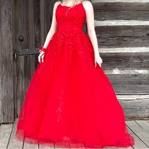 Red Prom dress!